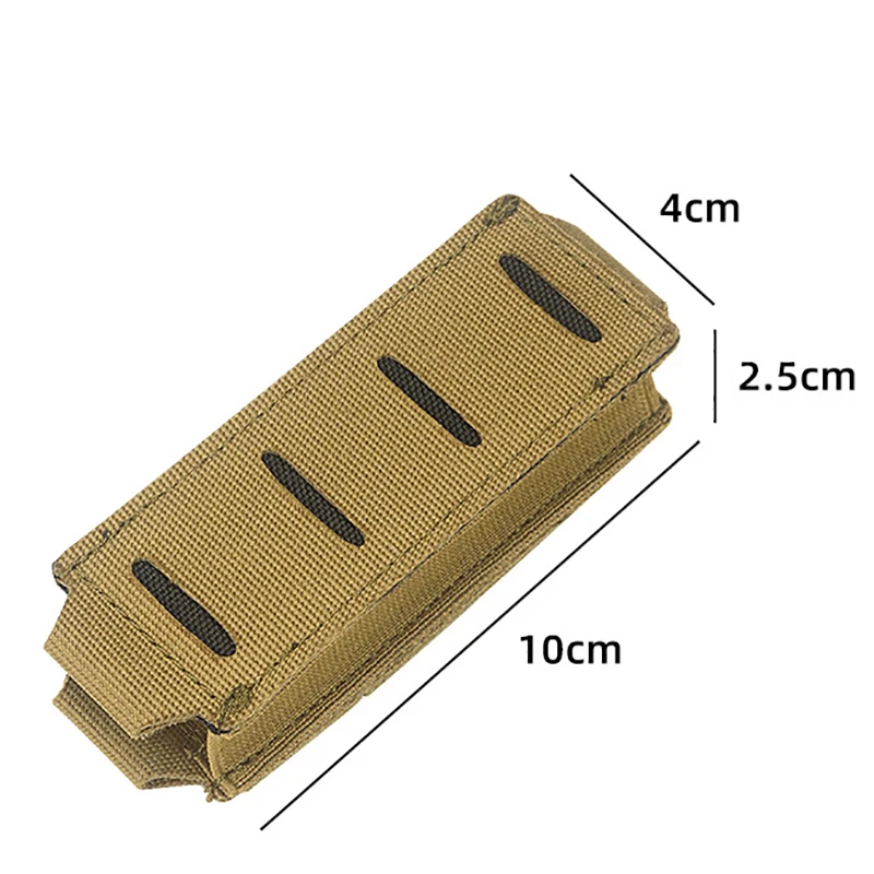 Pistol Molle Mag Pouch Single 9mm Tactical Magazine Holder for 40 Calibers Glock 1911 Hunting Holster Shooting Airsoft - view 6