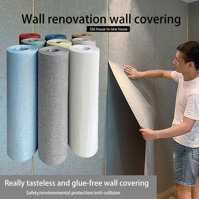 New Self-adhesive Wall Covering Anti-collision Bedroom Wall Decoration Waterproof Background Wall Bedroom Decor Wall Art