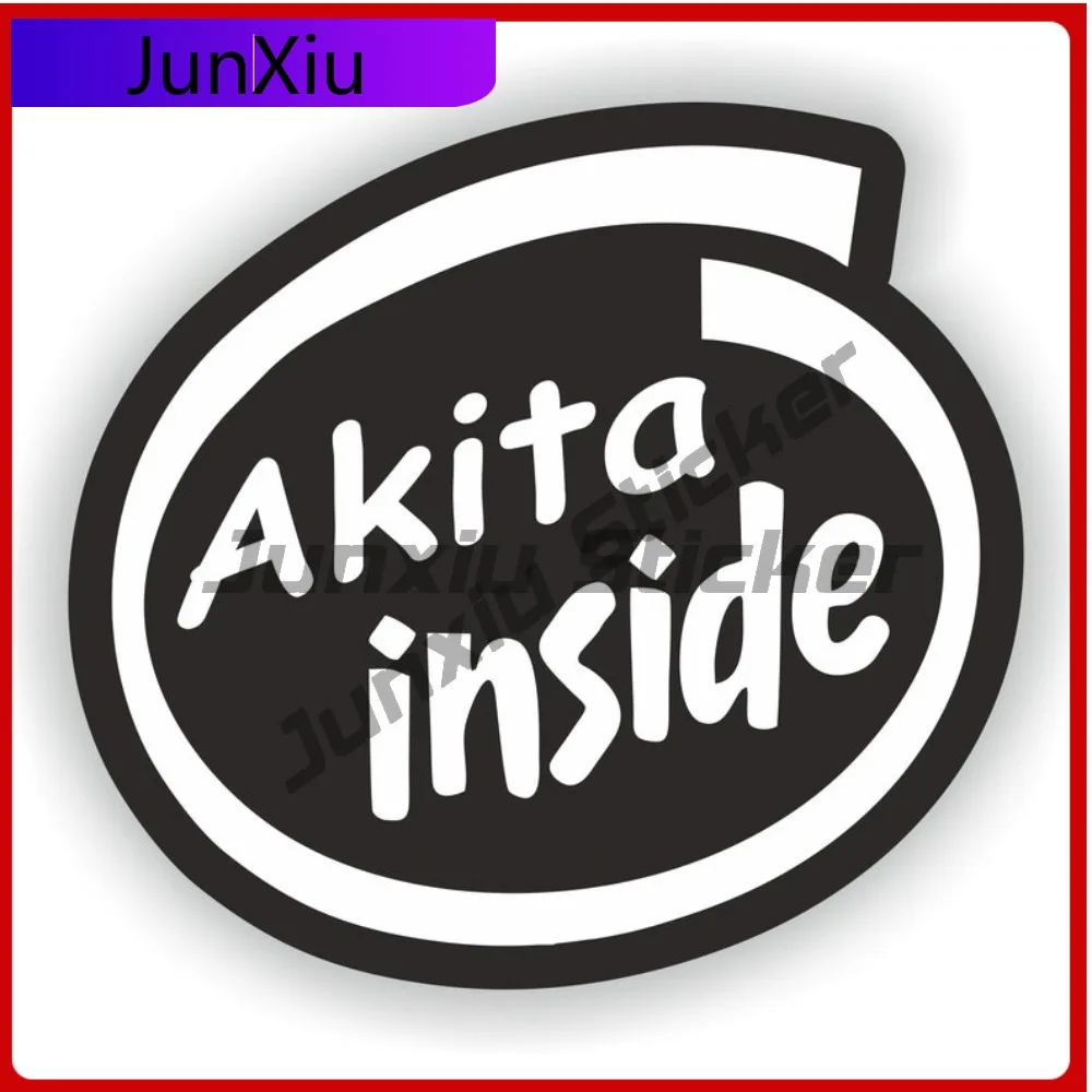 

Akita Dog Cute Window Waterproof Sticker Accessory Decals Boat Proof Resistant Scratch Laptop Unique Window Cool Sticker Tent