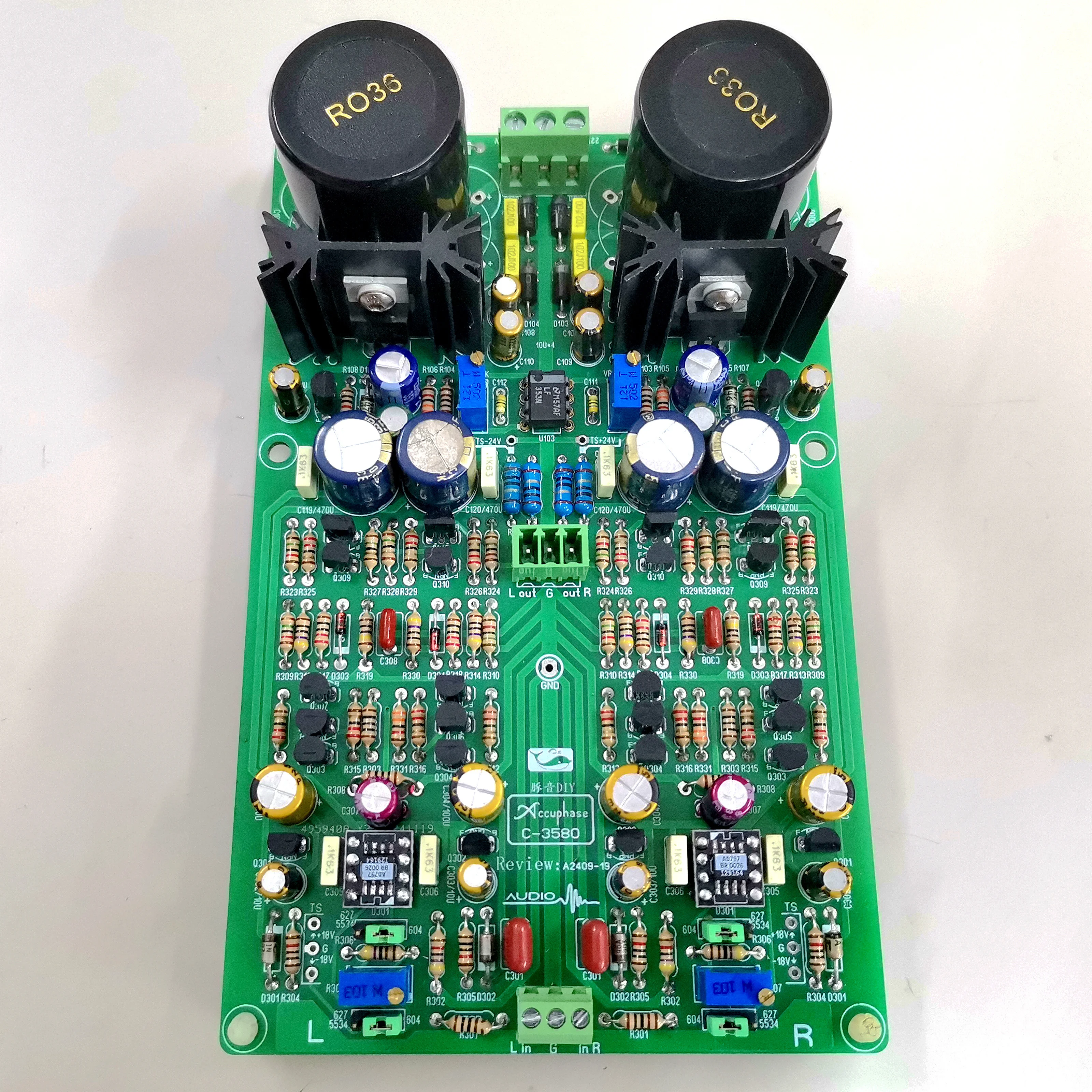 Clon Accuphase C-3850 preamplificador + placa de fuente de alimentación servo regulada lineal Clase A Audiophile preamplificador tablero terminado