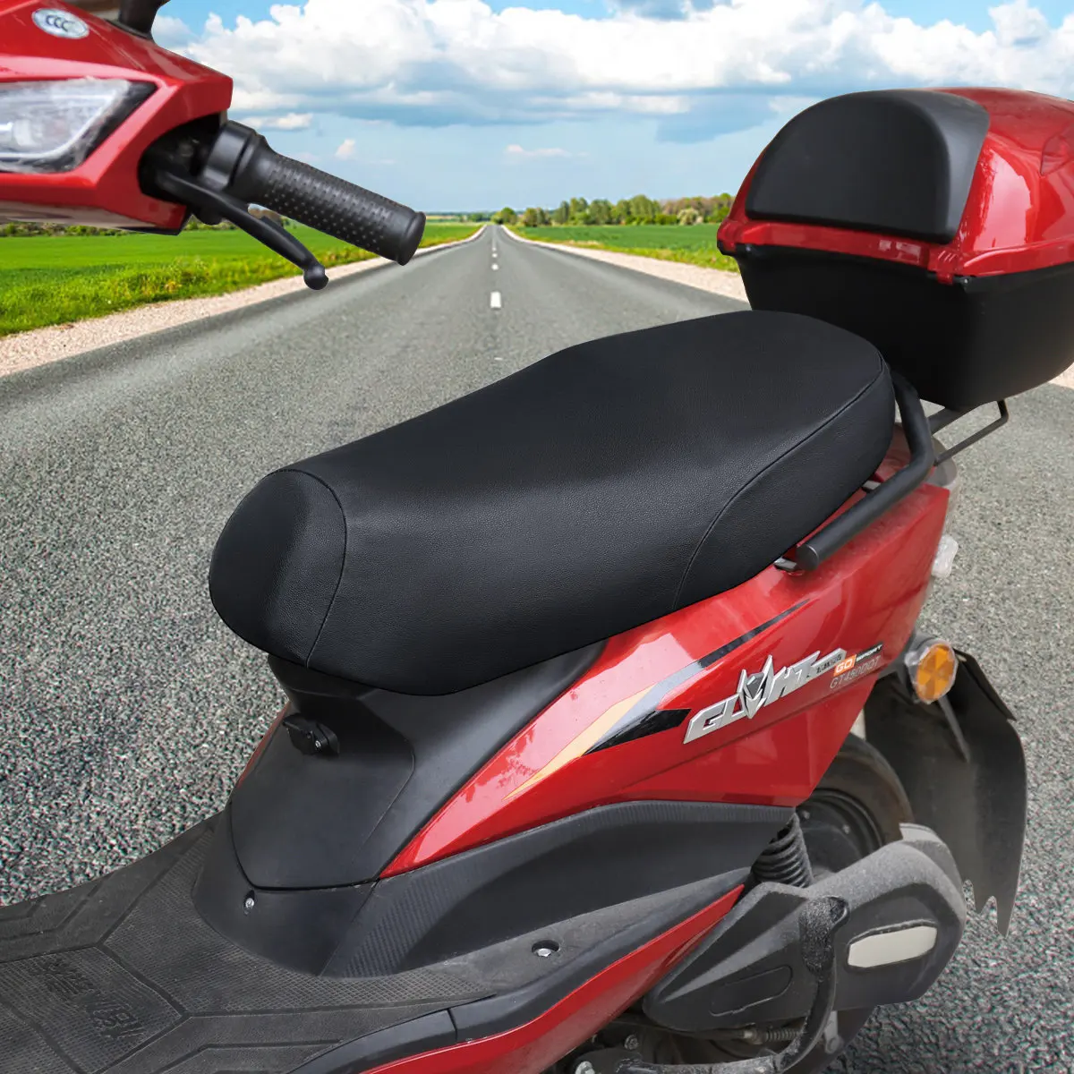 

Waterproof Seat Cover Motorcycle Saddle Pad Electric Bike Cushion Durable Soft Material Non Slip Adjustable Ergonomic 3D Design