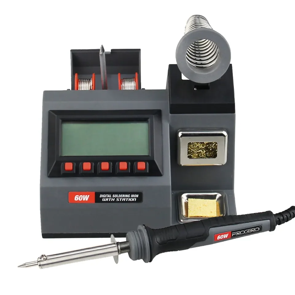 48 واط 60 واط السيارات محطة لحام قابل للتعديل التدفئة السريعة شاشة الكريستال السائل الرقمية محطة لحام ديسولديرينغ