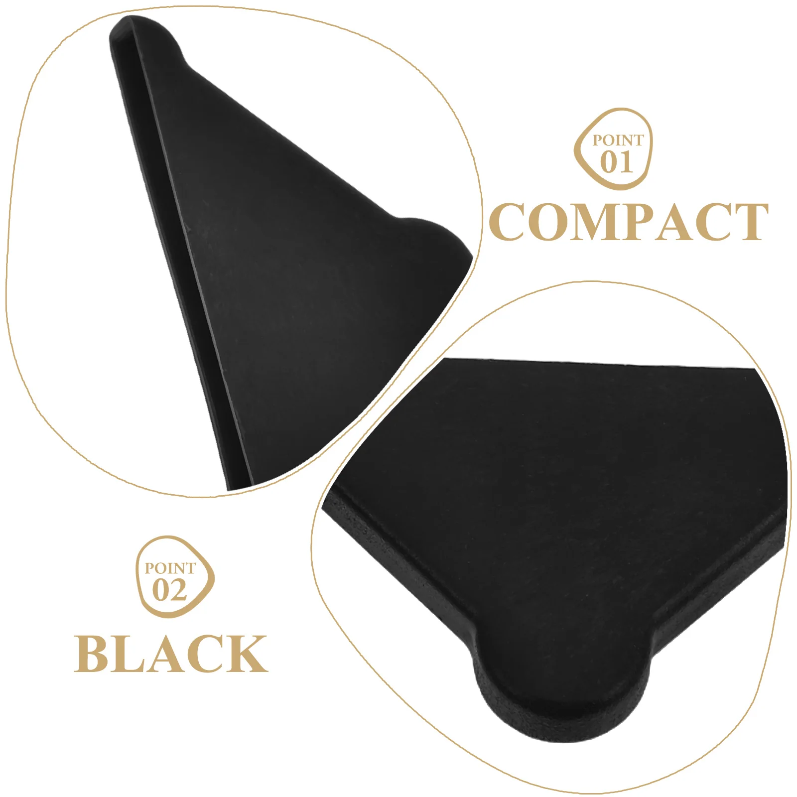 100 قطعة حماة الزوايا مثلث صفائح الزجاج غطاء حافة بلاستيكية حامي للأرفف مرآة السلامة الوفير الحرس المجلس #5