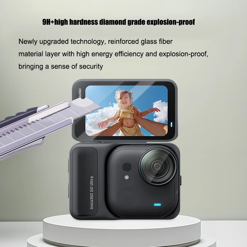 Screen Protector Tempered Glass Film for Insta360 GO Ultra Lens Hydrogel Protective Film for Insta360 GO Ultra Accessories