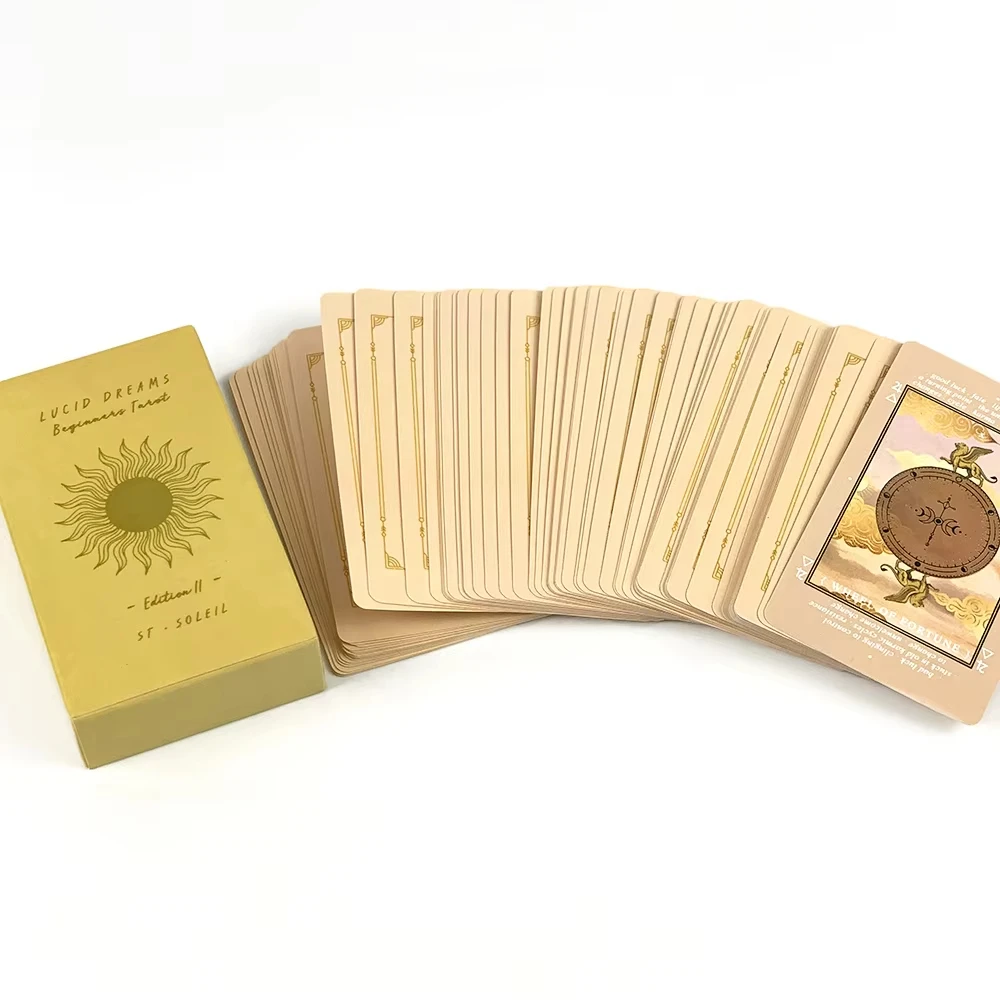 لوسيد دريمز مبتدئين التارو الطوابق ألعاب لوحية جديدة عالية الجودة لمصير العرافة حفلة بطاقة ألعاب التارو هدية