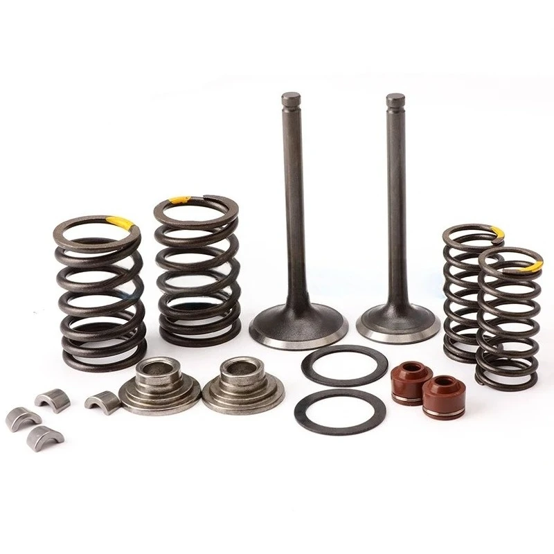 

Motorcycle parts LF 125 cc LIFAN horizontal 125 engine intake and exhaust valves Kit with Valve Springs X 4 EXTRA STIFF