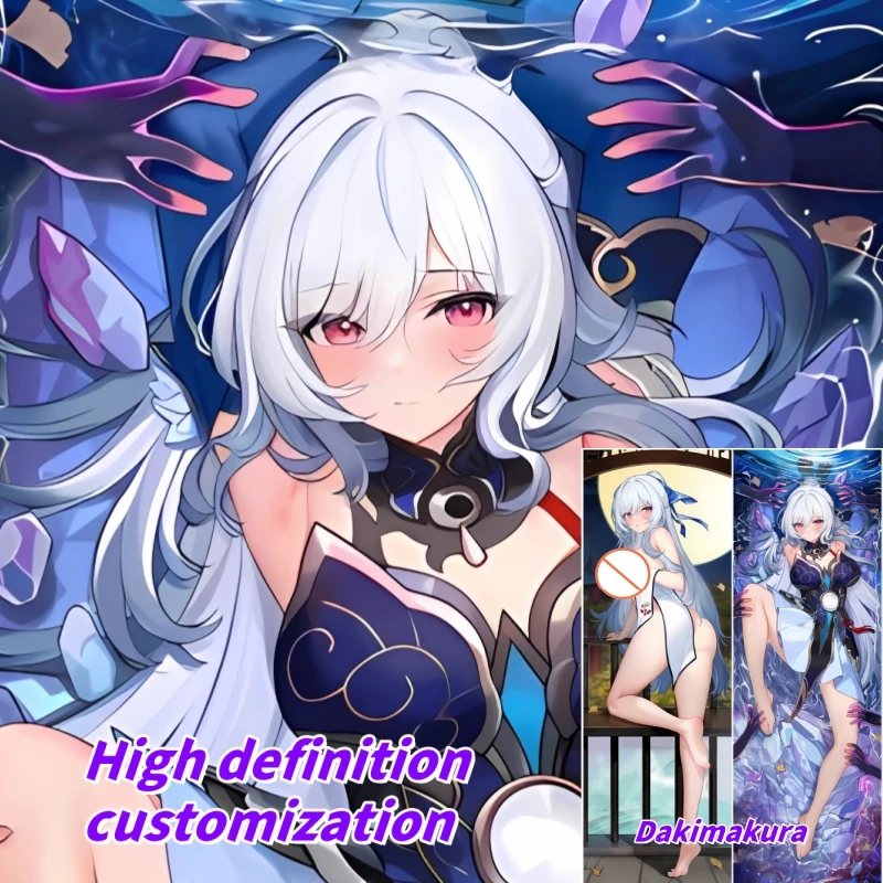 

Dakimakura Anime Pillow Case Honkai：Star Rail Jingliu Double-sided Print Of Life-size Body Pillowcase Gifts