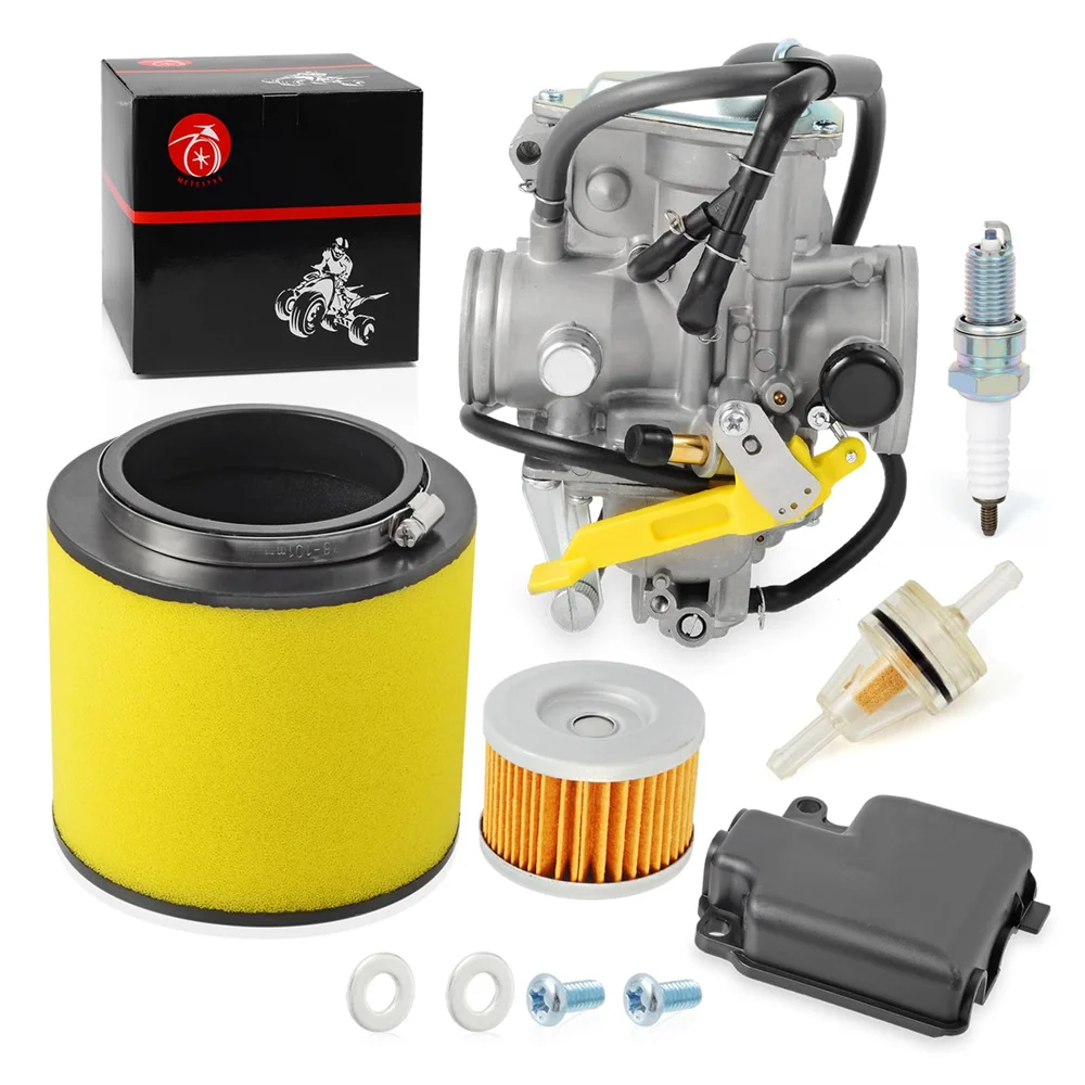 Carburetor & Air Filter Oil Filter For Honda TRX400EX Sportrax 400EX TRX400X 1999-2014 Carb