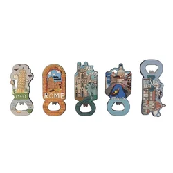 Europe Italy,Rome, Milano, Bottle Opener, Wine Opener, Fridge Magnets Tourism Souvenir Refrigerator Decoration Articles