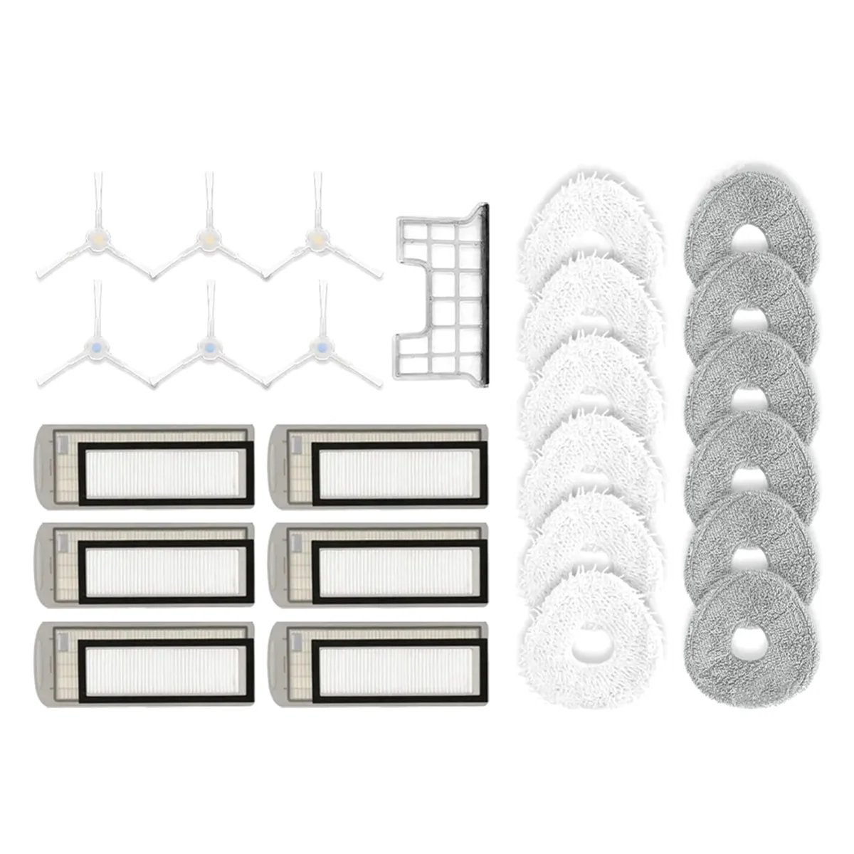 A62K For T10 J1 J2 Replacement Parts Accessories Side Brush Primary Hepa Filter Mop Cloth Module Dust Box