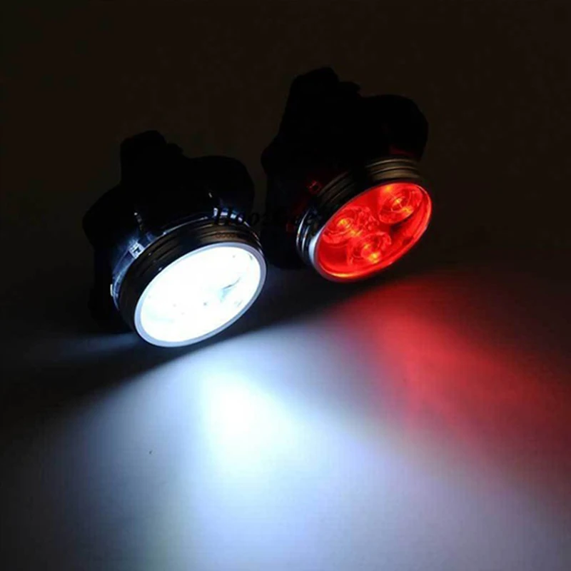 B48B-Outdoor Bicycle Waterproof COB 3 LED USB Rechargeable 4 Modes Bike Night Ridefront Head Lamp & Rear Tail Light