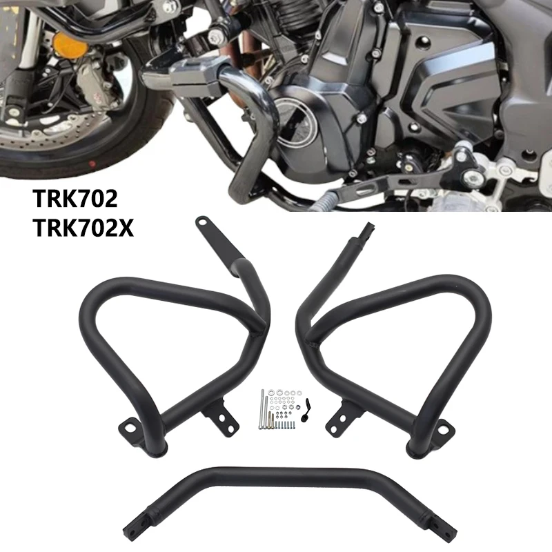 

2023 TRK702 TRK702X защитная полоса двигателя, подходит для Benelli TRK 702 TRK 702X 2022, защита рамы, бампера, аксессуары для мотоциклов