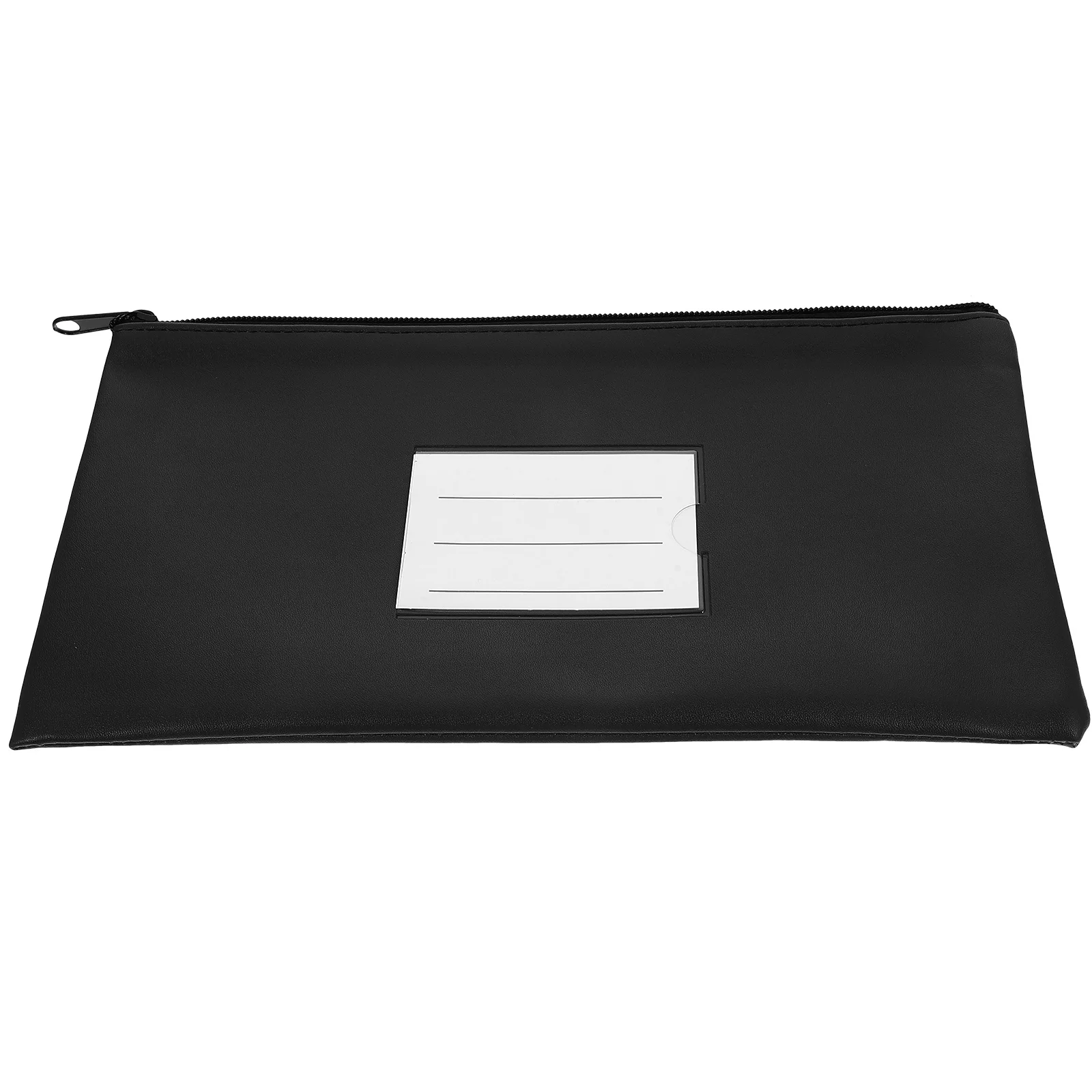 

Foldable Cash Wallet Bag Made of PU and Aluminum Alloy Secure Storage for Bills Cards Passports Office Business Travel