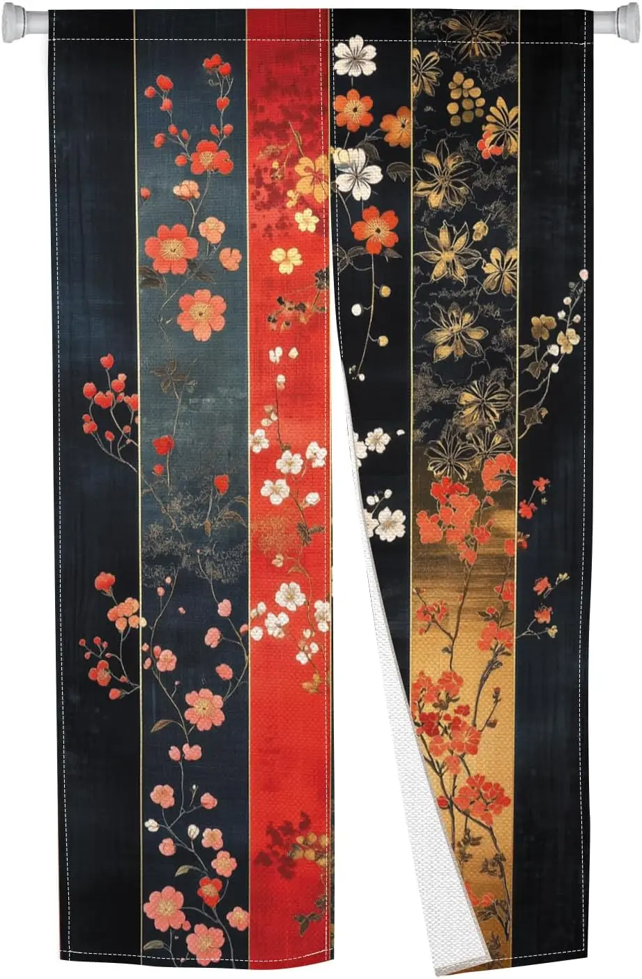Japanese Doorway Noren Curtain Long Style Window Treatment Room Divider Kitchen Curtains Cherry Blossom Door Tapestry Noren