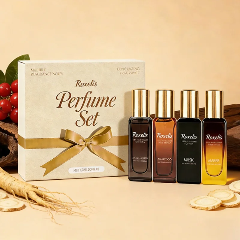 

Luxury Fragrance Gift Set Musk Sandalwood Oud Amber Woody Eau De Toilette Natural Fresh Lasting Fragrance Unisex Fragrance 20ml