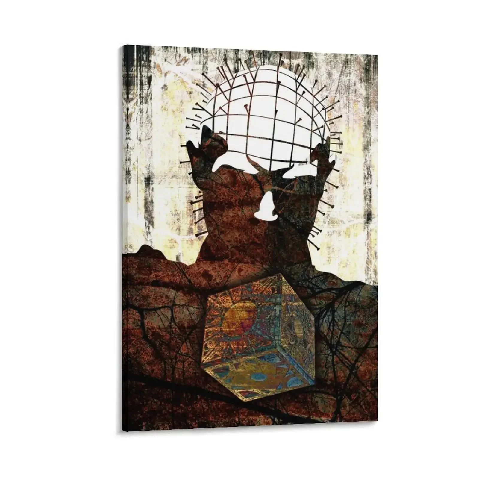 

021 Hell Canvas Painting poster aesthetic decoration aesthetic room decors aesthetic