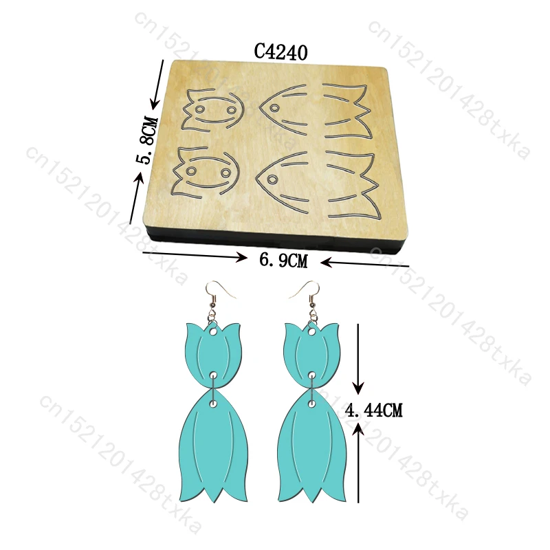 Новые серьги Деревянные штампы для тиснения Вырубные штампы Скрапбукинг C4240 Несколько стилей Новые серьги Деревянные штампы для тиснения Вырубные штампы Скрапбукинг C4240 Несколько стилей