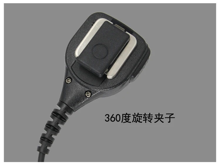 XIERDE Lautsprecher-Mikrofon für Motorola XiR P6600 P6620 MTP3000 MTP3250 DEP550 DP2400 MTP3550 MTP3100 MTP3150 Walkie Talkie – Detail 2