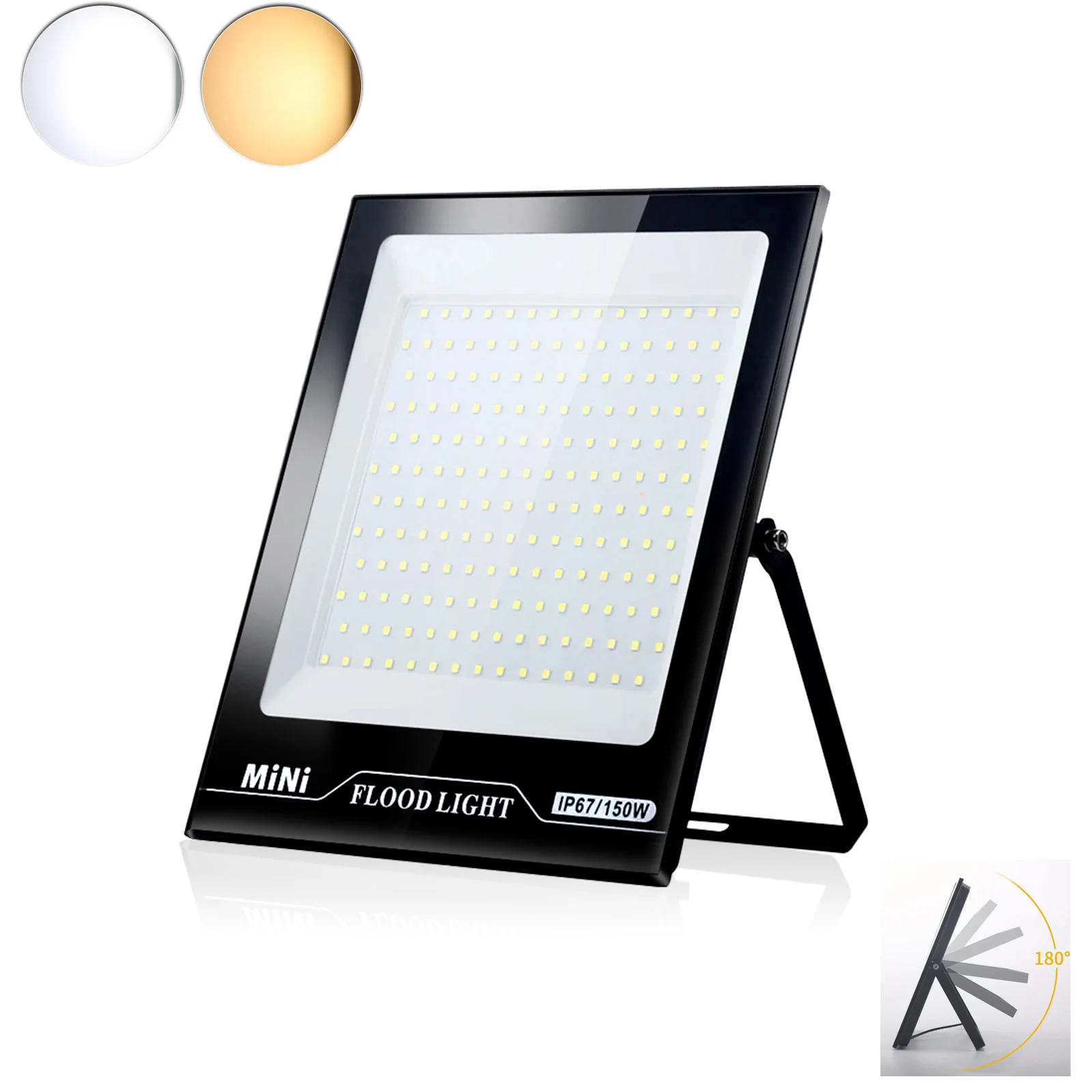 Wodoodporny IP67 LED Flood Light 10W 20W 30W 50W 100W 150W AC 220V Projektor ogrodowy Oświetlenie zewnętrzne Reflektory ścienne