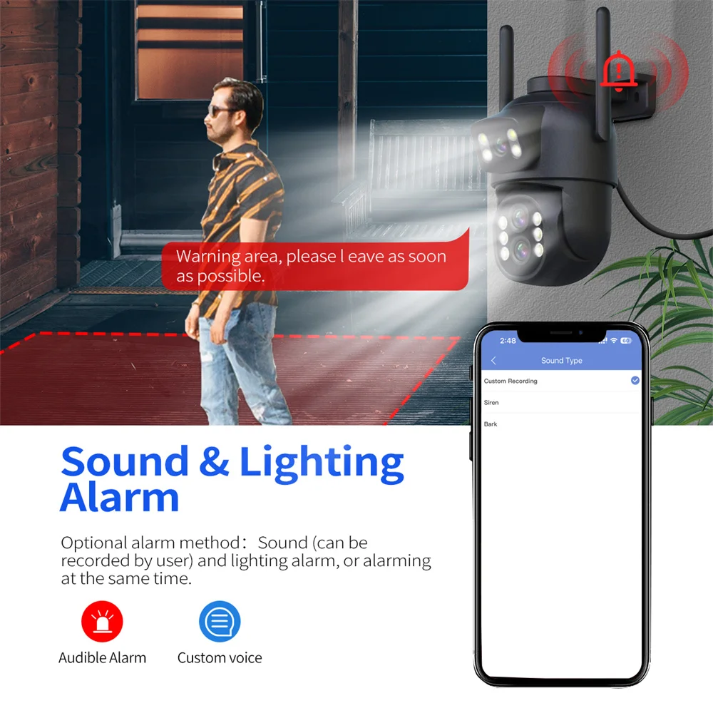 

ESCAM QF500 10X IP-камера с двумя объективами 5 МП+5 МП, Wi-Fi, ночное видение, панорамирование/наклон, обнаружение гуманоидов, водонепроницаемая, двусторонняя аудиосвязь, облачное хранилище