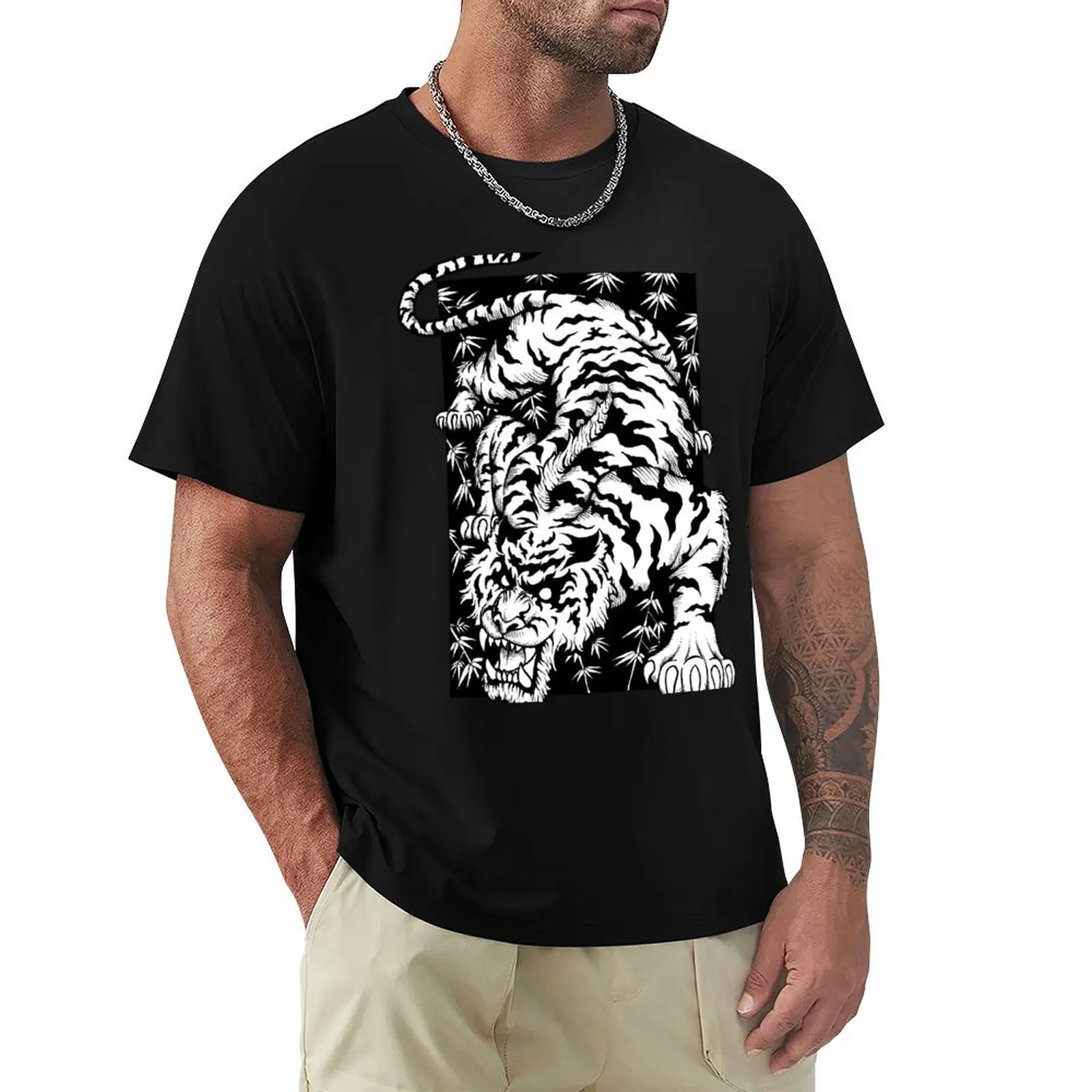 Tiger T-Shirt man t shirt summer T-Shirt