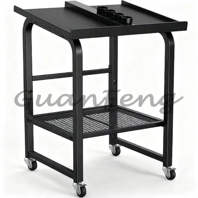 Floor Standing Dual Channel Dumbbell Rack, Heavy Duty Fitness Equipment Storage Rack for Gym Dumbbell Organizer