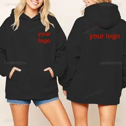 Customized Logo Personalized Hoodie Warming and Comfort Sweatshirt Student Casual Custom Printed Text DIY Hoodie Fashion