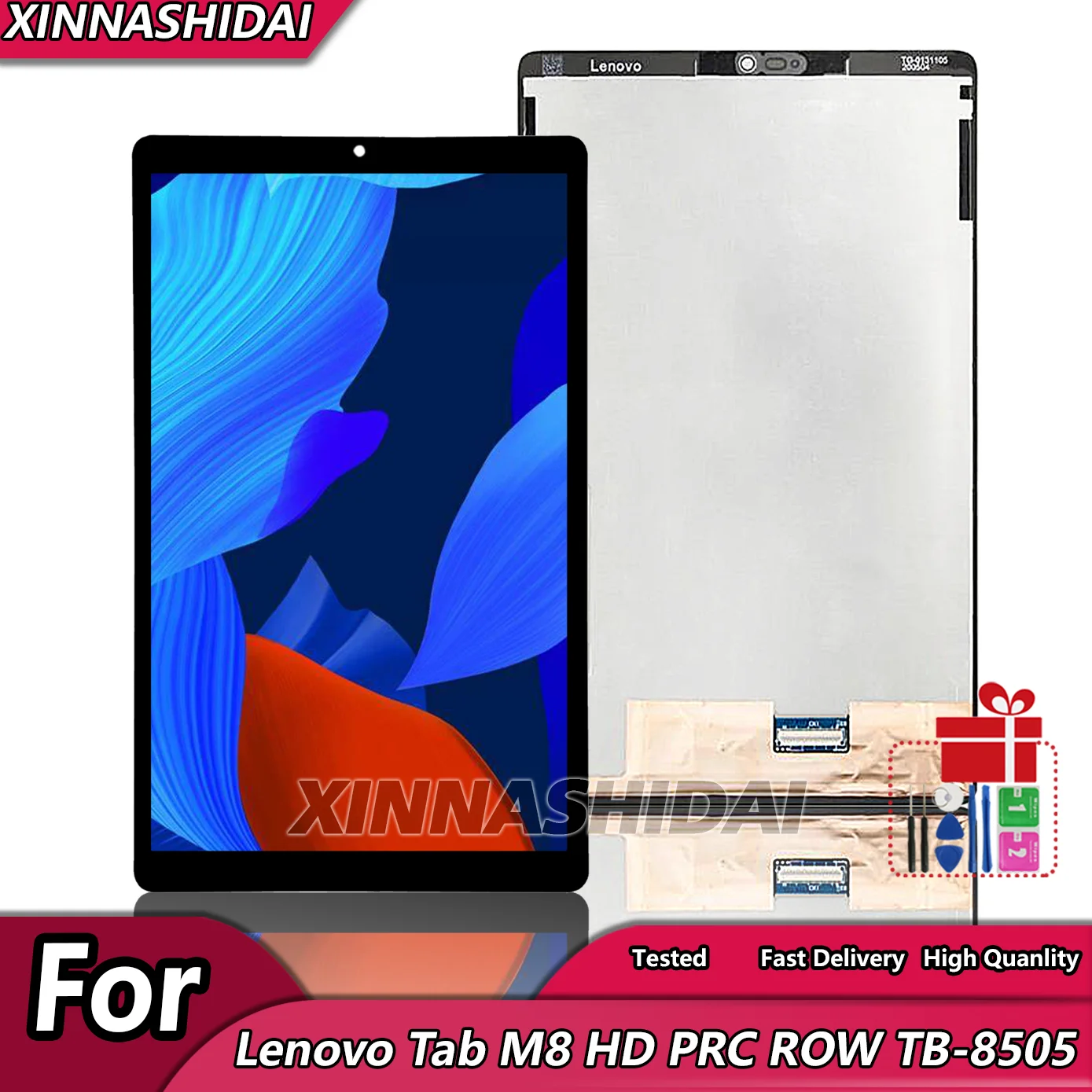 Для Lenovo Tab M8 HD PRC ROW TB-8505 TB-8505F TB-8505N LCD дисплей сенсорный экран дигитайзер стекло в сборе