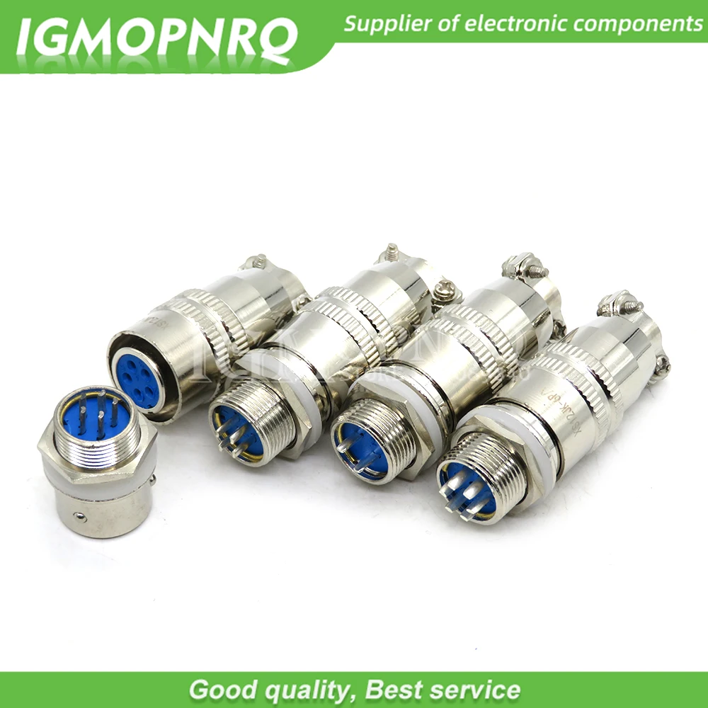 XS8 XS9 XS10 XS12 Aviation connector push-pull circular quick connector 2/3/4/5/6PIN 5P Gold plated contact Male and Female plug