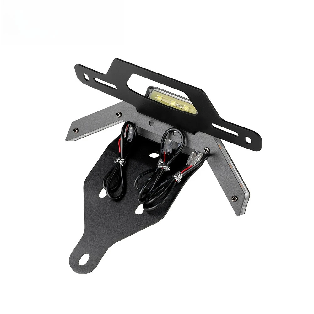 For CFMOTO 450SR 450SS 450NK 450SRS SR NK Motorcycle Tail Tidy Fender Eliminators Bracket Kit License Plate Holder LED Light view 4