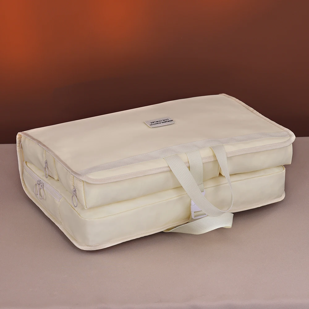 Bolsa de almacenamiento de ropa de viaje colgante 7 en 1, organizador de equipaje, bolsa de separación de ropa interior, bolsa de almacenamiento plegable para armario