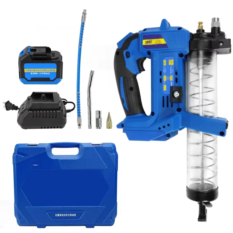 2026 New, High Quality, 10000PSI Portable Lithium Electric Grease 18V Cordless Rechargeable Battery Powered Grease