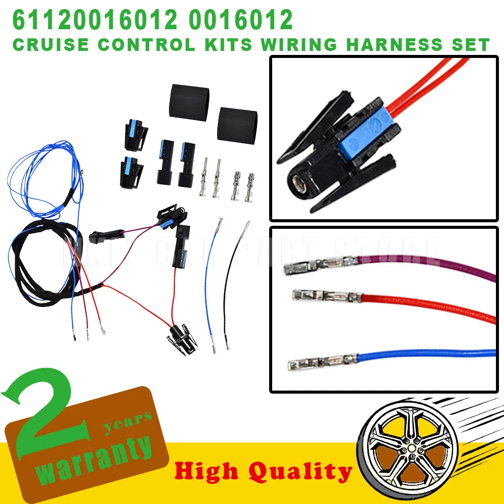 OEM 61120016012 0016012 New Cruise Control Kits Wiring Harness Set Retrofit Cable For BMW 3 Series E46 Car Accessories