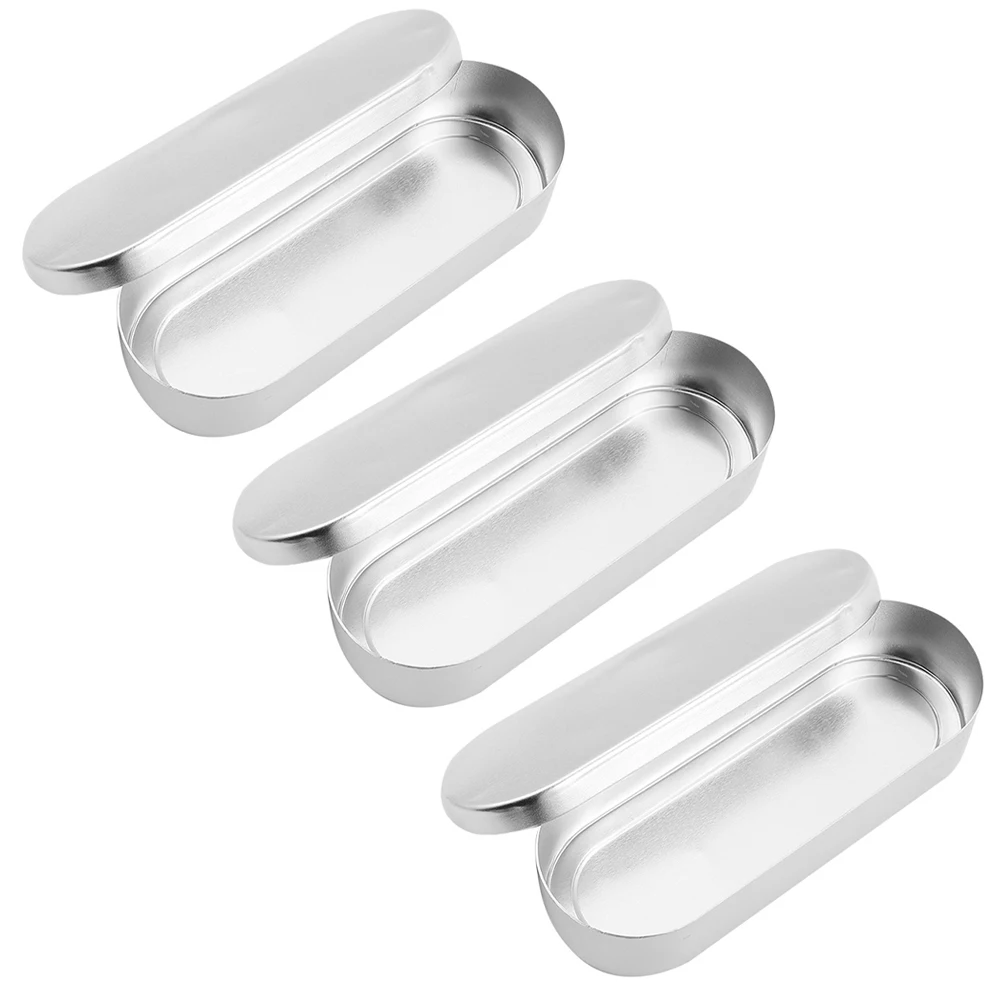 

3 Pcs Aluminum Storage Box for Needles Acupuncture Containers Disinfection Sterilizing Boxes Easy Clean Corrosion