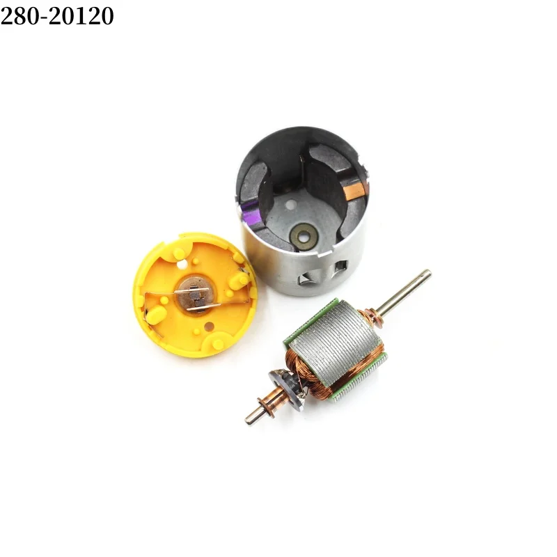 RC-280SA-20120 Mini 280 24 مللي متر محرك فرشاة الكربون تيار مستمر 4.8 فولت 6 فولت 7.4 فولت 9 فولت 12 فولت 15000 دورة في الدقيقة عالية السرعة لتقوم بها بنفسك هواية لعبة تعمل بالريموت سيارة قارب خزان نموذج
