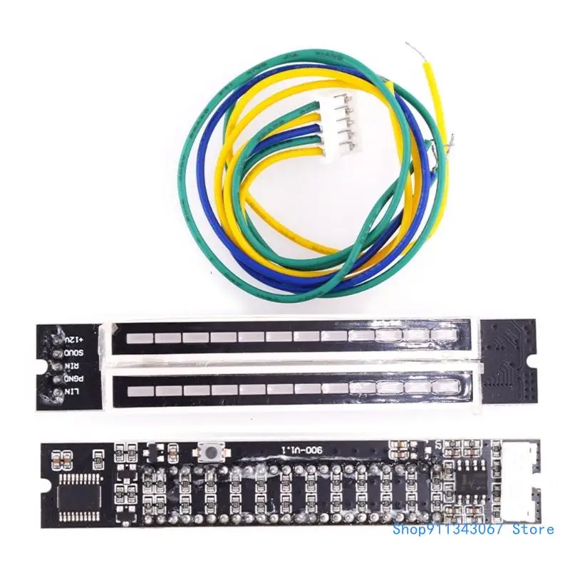 Mini Double 12 Level LED Music Level Module Adjustable Light Speeds VU Drop shipping
