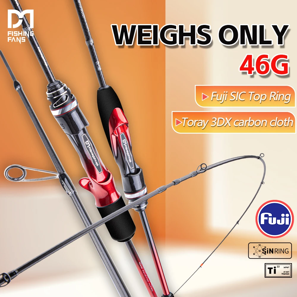 FISHINGFANS PERFORMER TZ GUIDE FUJI SIC TIP Guide TORAY 3DX CARBON T1100S TITANIUM FRAME UL ULTRALIGHT POWER FAST FISHING ROD view 2