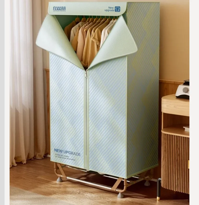 220V Red Double Happiness Foldable Clothes Dryer Large Capacity Home Drying Machine Wardrobe Dryer BDC