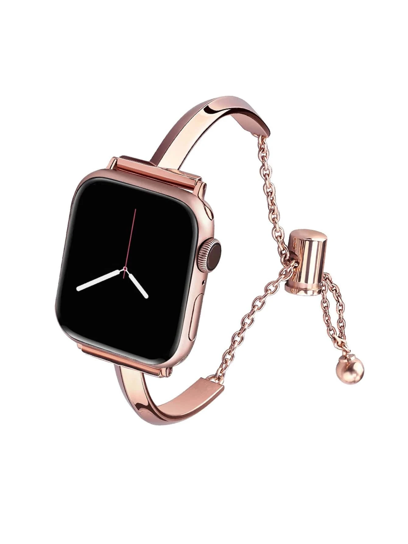 حزام ساعة فاخر لساعة أبل سلسلة 8 7 41 45 مللي متر 6 Se 5 4 سوار نسائي من الفولاذ الماسي IWatch Ultra 49 مللي متر 44 40 42 38 مللي متر حزام