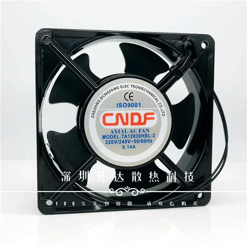 Ventilador brandnew do CNC, TA12038HBL-2, CA 220V, 0.14a, 12cm, 12038, 12cm, 120x120x38mm