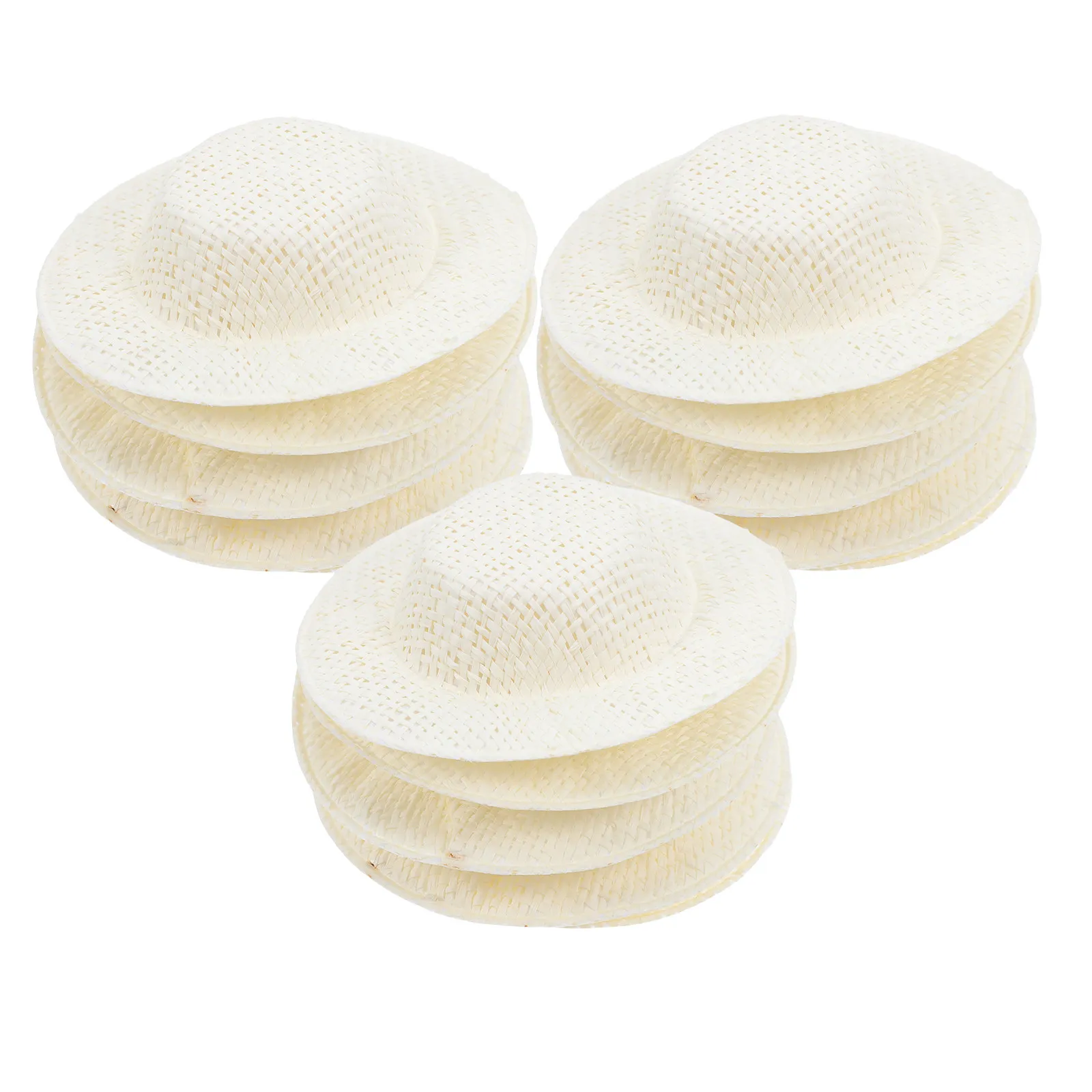 15Pcs Mini Imitation Woven Hats Compact Design for Creative Projects DIY Craft Hats for Exhibitions Mini Knitted Hat