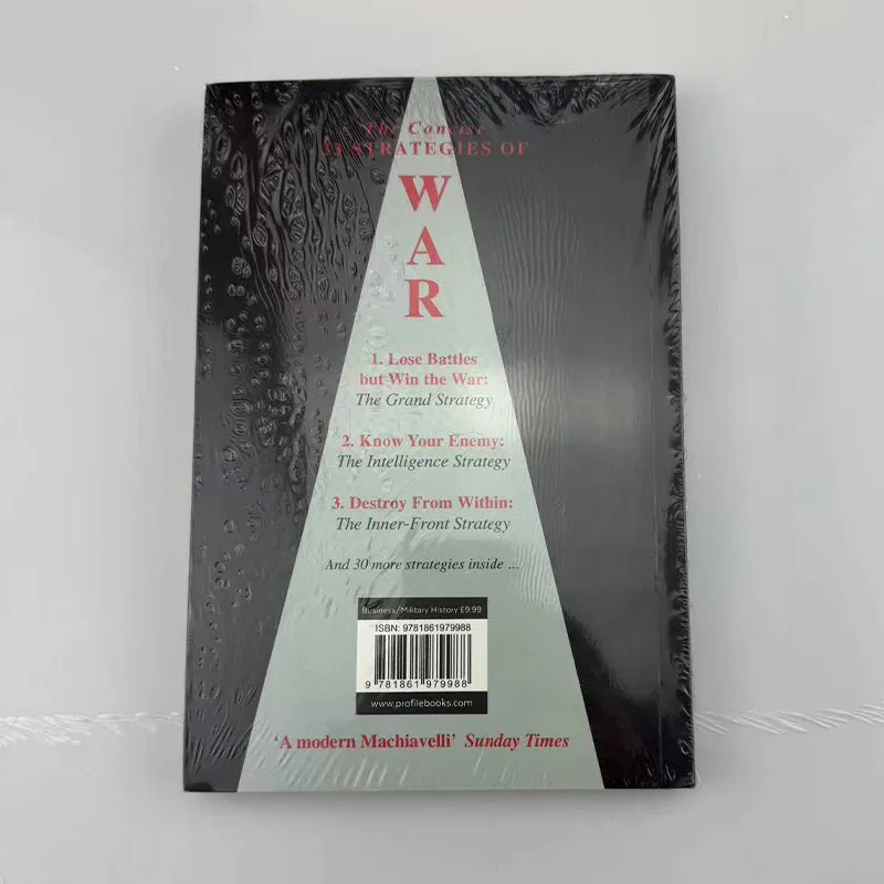 The Concise 33 Strategies of War by Robert Greene Military Strategy History Books Motivational Self-Help English Paperback