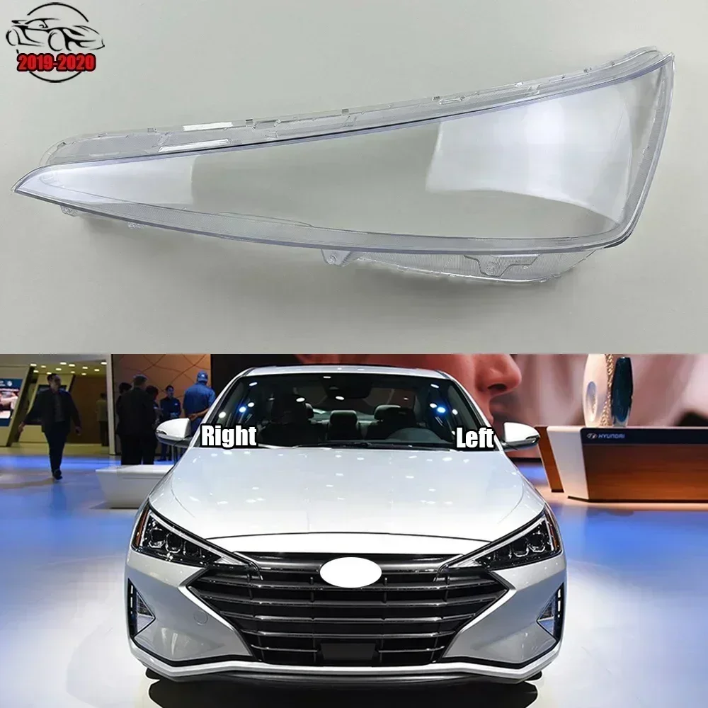 

Для Hyundai Elantra (обрусевая версия) 2019 2020, крышка фары, прозрачный абажур, корпус фары, линза из плексигласа