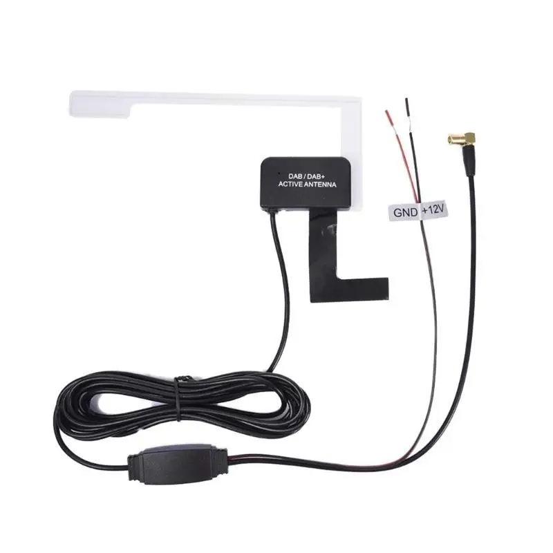 

31BC Glass Mount Adhesive Transparent Built-in Antenna 12V Car Radio Aerial Antenna Digital Radio Aerial Antenna
