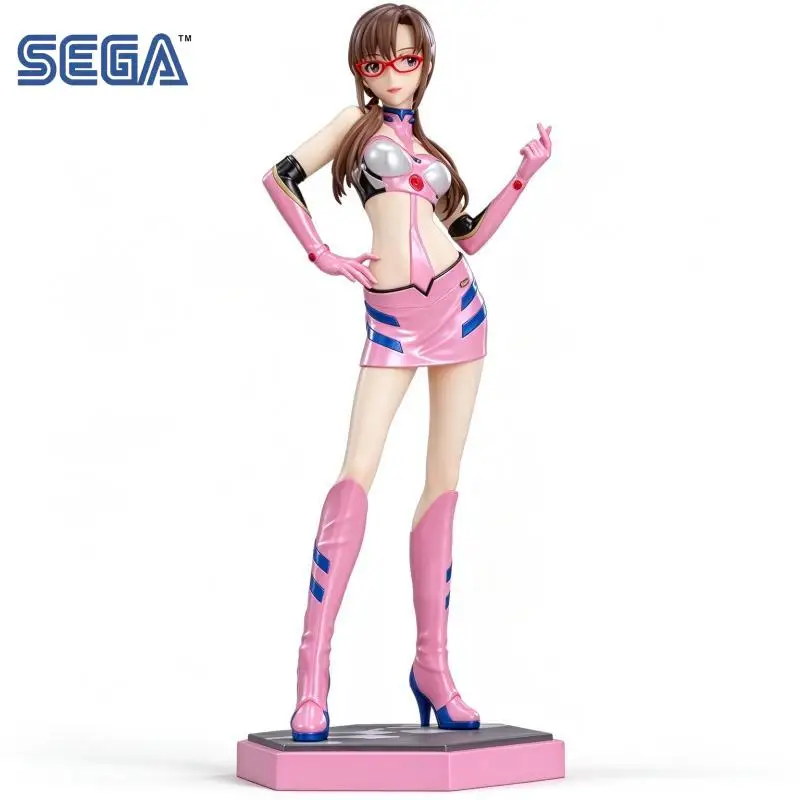 In stock Genuine SEGA Luminasta Evangelion Mari Makinami Illustrious Original Hot Collector Desktop ornament New Toy Figure Gift