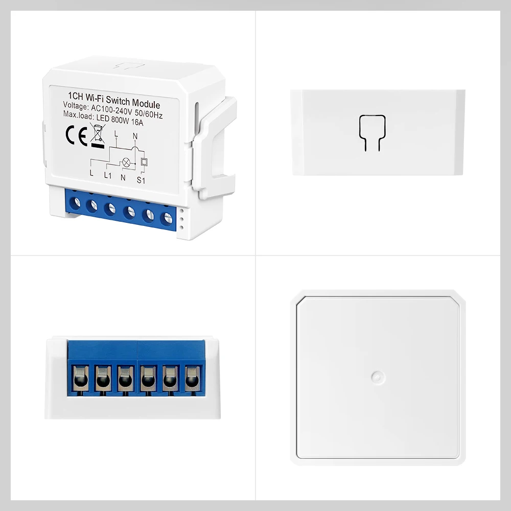 Modulo interruttore AVATTO Tuya Zigbee con controllo a doppia via 1/2/3/4 gang, interruttore Smart Life Smart Home, lavoro per Alexa Google home