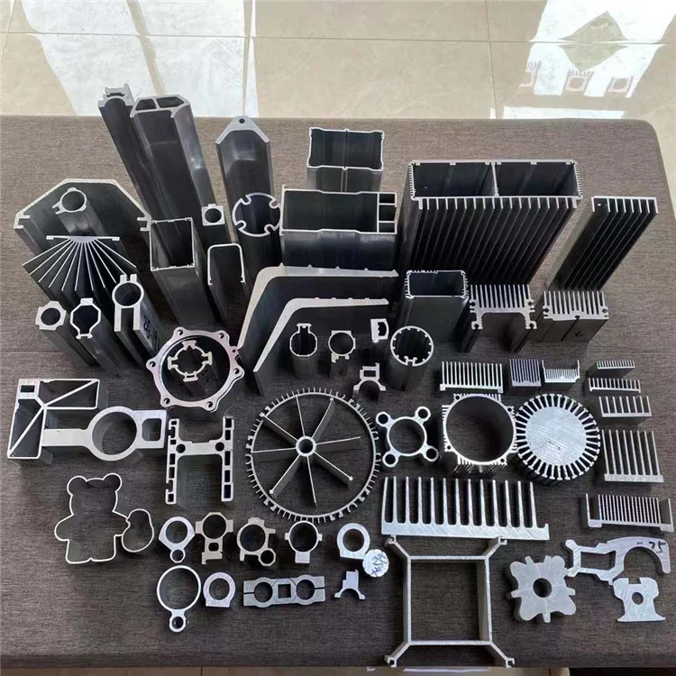 A variety of inexpensive assembly line aluminum industrial profiles