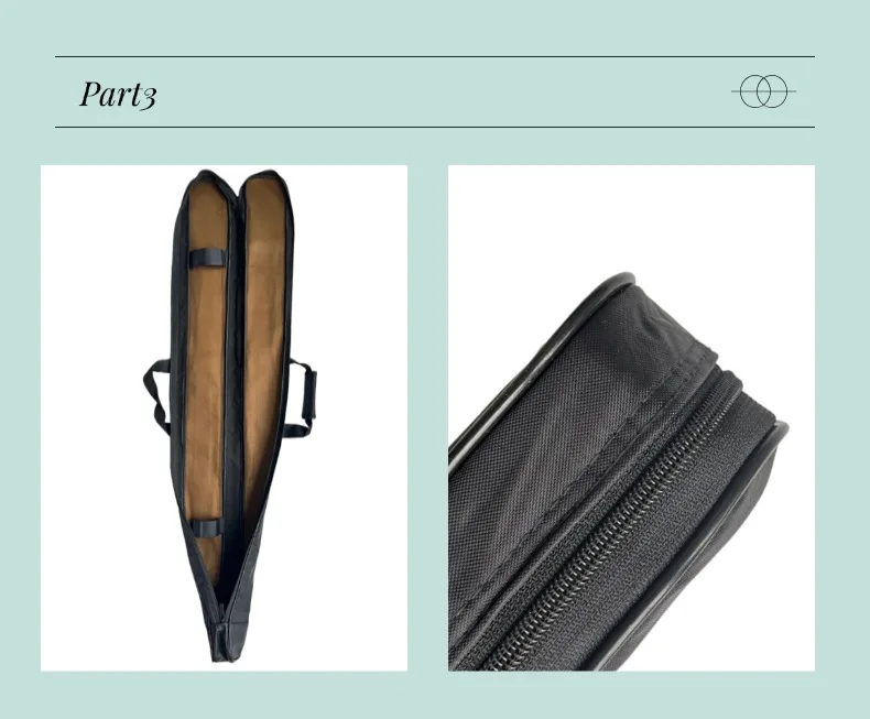 1,22 Meter Schwerttasche 48 Zoll, wasserdichte Tasche für 1 Schwert, für Stockmesser, Katana, Kendo-Halter, Tragetasche, Tai-Chi-Tasche, Umhängetasche – Detail 11