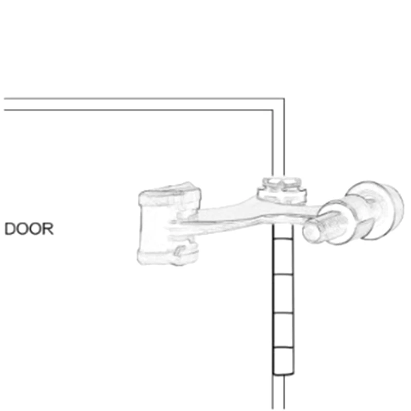 6Pcs Hinge Pin Door Stopper Adjustable Heavy Duty Hinge With Rubber Bumper To Reduce Potential Damage Wall Dents