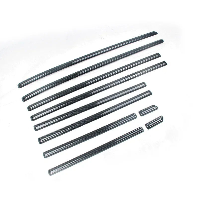 For Mercedes-Benz G Class W463A W464 G63 G500 Dry Carbon Fiber Concave Side Trim Exterior Door Edge Strip Modification Body Kit